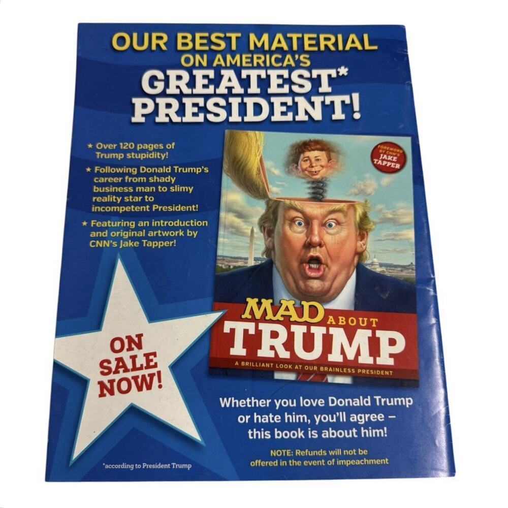 MAD Magazine 548 December 2017 Stranger Things Trump Collectors Comic - Picture 2 of 3